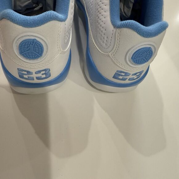 Size 13 Nike Air Jordan 9 Low Golf University Blue Sneakers FJ5934-101 Mens - Picture 6 of 10